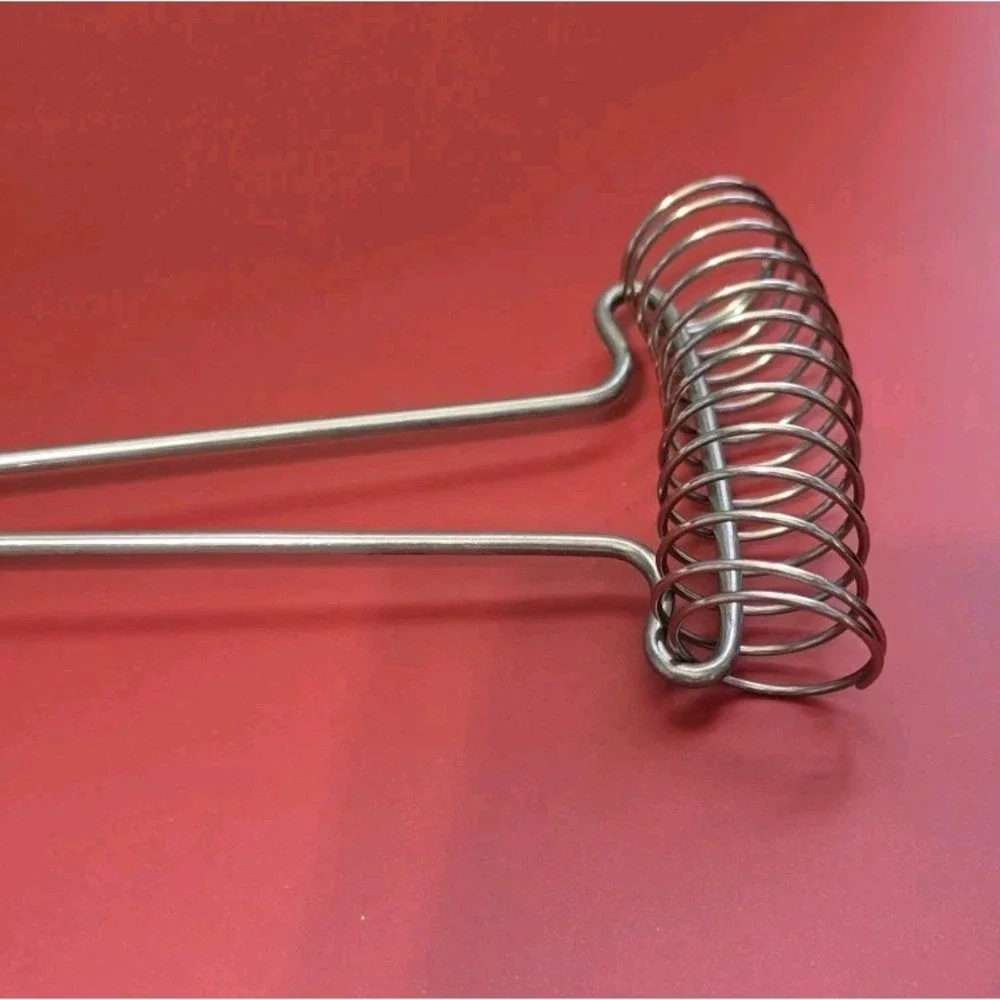 Vintage CUTCO Model 1714 Mix-Stir Whisk Classic Brown Stainless Steel Handle